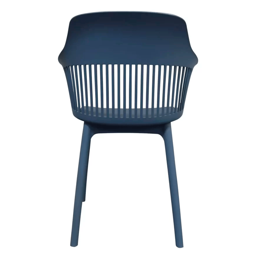 Ver mais imagens de Kit 6 Cadeiras de Jantar Design Marcela Azul com Estofado