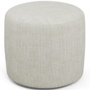 Ver imagem 7 de Kit 02 Puffs 50cm Redondo Sala de Estar Living Coliseu W01 Linho Cru - Lyam Decor