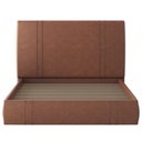 Ver imagem 3 de Cama Casal Flutuante 138cm com Cabeceira Romana Sintético