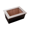 Ver imagem 1 de Caixa Braseiro Churrasqueira Gourmet em Aço Preta 60x45x28cm Metal Mig 3104mtm