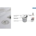 Ver imagem 2 de Lixeira de Embutir Tramontina Clean Round em Aço Inox com Balde Plástico 5 Litros