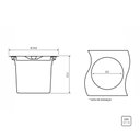 Ver imagem 6 de Lixeira de Embutir Tramontina Clean Round em Aço Inox com Balde Plástico 5 Litros