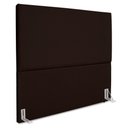 Ver imagem 1 de Cabeceira Queen 160 Cm com Frame Luna Suede Marrom Artte