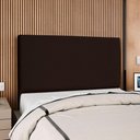 Ver imagem 2 de Cabeceira Queen 160 Cm com Frame Luna Suede Marrom Artte