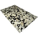 Ver imagem 2 de Tapete Couro Preto Branco Salino Amarelo 1,50x2,50 C/b Pç 10