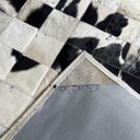Ver imagem 3 de Tapete Couro Preto Branco Salino Amarelo 1,50x2,50 C/b Pç 10
