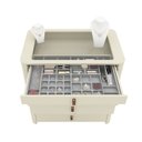 Ver imagem 6 de Comoda Innova com Pes e 5 Gavetas com Organizador Off White - Gelius