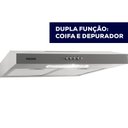 Ver imagem 1 de Depurador Slim Suggar DPS161PR 60cm 3 Velocidades Prata 110V