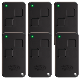 Controle Remoto Ntx Rc 433 Mhz Preto Rossi 6 Unidades