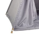 Ver imagem 4 de Cabana Pet Camping Cachorro Gato - Algodão Liso - 70x70x84cm - Cinza