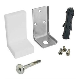 Kit 10 Cantoneira Suporte Aéreo de Branco Com Capa Completo - 1