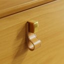 Ver imagem 7 de Painel para TV com Bancada Suspensa Zali Naturale C05 60 Polegadas 160cm MDP com LED Marrom