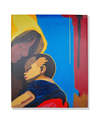 Ver imagem 2 de Mini Quadro de Mãe e Filho Decorativo Pintado a Mão 30x25cm