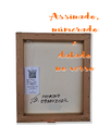 Ver mais imagens de Mini Quadro de Mãe e Filho Decorativo Pintado a Mão 30x25cm