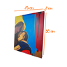 Mini Quadro de Mãe e Filho Decorativo Pintado a Mão 30x25cm - 7