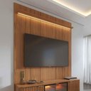 Ver imagem 2 de Painel para TV até 85" com Prateleira e LED Neon Float 178 cm - Canella
