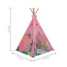 Conjunto Mini Cama Infantil Castelo e Cabana Tenda Pincesas Disney - 2