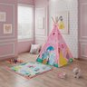 Conjunto Mini Cama Infantil Castelo e Cabana Tenda Pincesas Disney - 7