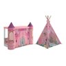 Conjunto Mini Cama Infantil Castelo e Cabana Tenda Pincesas Disney - 1