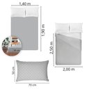 Ver imagem 5 de Jogo de Cama Casal 150 Fios Fiori - Nicolas (7679-1)