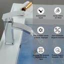 Ver imagem 5 de Kit 2 Torneira Monocomando Misturador Quente /frio Banheiro Cuba, Pia, Lavabo Fc-77