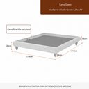 Ver imagem 2 de Cama Queen Japonesa 176cm Pés Madeira Haru Veludo Nobre Avelã - Sallar Home