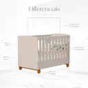 Ver imagem 7 de Berço Americano Apolo 2 em 1 Mini Cama 100% MDF Bebê