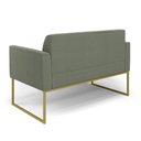 Ver imagem 7 de Sofá 2 Lugares Namoradeira Industrial Dourado Marisa Bouclê D03 - D’Rossi