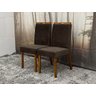 Conjunto 2 Cadeiras de Jantar Marrom 3730 Gabriela - 1