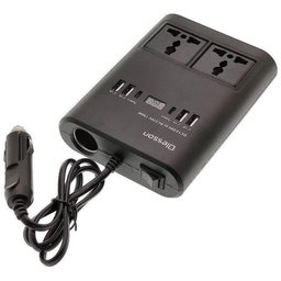 Inversor Conversor Tensao Duplo Carro 150w 4 Usb 12v 24v 220v Led Inteligente Carregador Veicular - 3