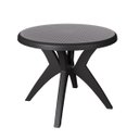 Ver imagem 1 de Mesa Redonda Jardim/varanda Deluxe Polipropileno:preto