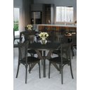 Ver imagem 2 de Mesa Redonda Jardim/varanda Deluxe Polipropileno:preto