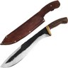 Faca Kukri Artesanal Full Tang 5mm Aço Carbono 5160 12 Polegadas Monobloco - 3