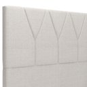Ver imagem 5 de Cabeceira Cama Box Solteiro 100cm Aura Linho W01 Champanhe - Mpozenato