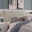 Ver imagem 4 de Cabeceira Leticia P/ Cama Box King 1,95:areia