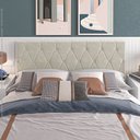 Ver imagem 5 de Cabeceira Leticia P/ Cama Box King 1,95:areia