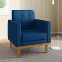 Ver imagem 1 de Poltrona Decorativa Fox em Veludo Just Time