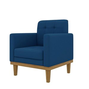 Poltrona Decorativa Fox em Veludo Just Time