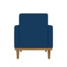 Poltrona Decorativa Fox em Veludo Just Time - 5