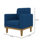 Ver imagem 4 de Poltrona Decorativa Fox em Veludo Just Time