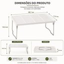 Ver mais imagens de Organizador Empilhavel Cozinha Prateleira Ajustavel Pia Banheiro Sapateira Estante Branca Multifunci