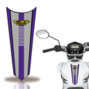 Ver imagem 1 de Adesivo Faixa Gravata Tanque Moto Cg 160 125 Titan Fan Teu Adesivo 125 Azul