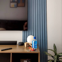 Ver mais imagens de Kit 4 Placas Painel Ripado Revestimento Parede 50cmx50cm Decoração Relevo Flexivel Texturizada