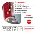 Ver imagem 3 de Leiteira Fervedor Caneco Antiaderente Ceramica Cooktop Fogão Indução Vermelho Volcano Euro Colorston