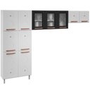 Ver imagem 6 de Cozinha Compacta Aço Telasul Mirage New 3vidros 3pçs Bco/pto