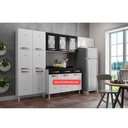 Ver imagem 7 de Cozinha Compacta Aço Telasul Mirage New 3vidros 3pçs Bco/pto