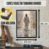 Quadros para Decoração Arte Exclusiva Ia Jesus Abrindo o Mar - 3