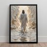 Quadros para Decoração Arte Exclusiva Ia Jesus Abrindo o Mar - 2