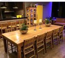 Ver imagem 4 de Conjunto Mesa e Cadeiras Rústicas Made Wood 10 Lugares