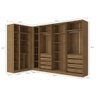 Conjunto Closet Kappesberg Adapt Nogueira 4 Peças 337cm X 175cm - 3